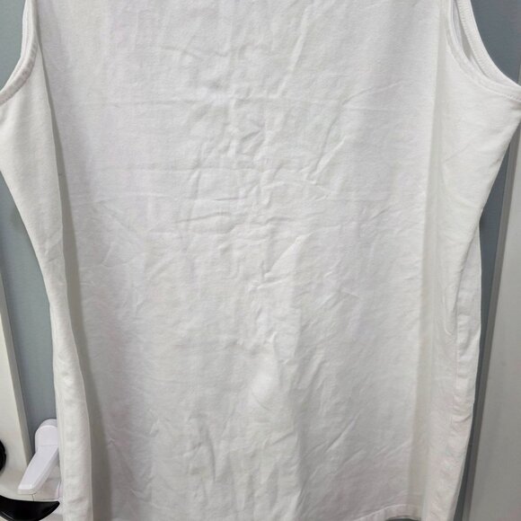 Torrid White High Neck Sleeveless Tank Top – Size 3 - Picture 10 of 11